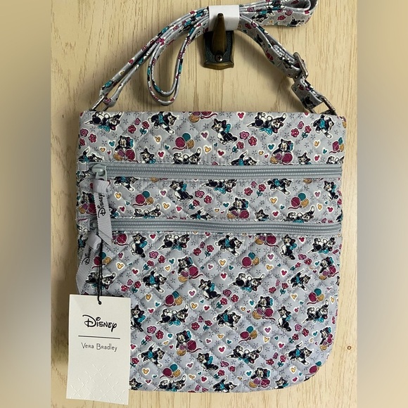 Vera Bradley Handbags - Vera Bradley Disney Triple Zip Hipster Playful Figaro Cat Crossbody Bag, NWT